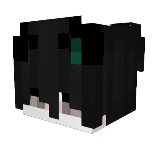 mizuna_0218 Minecraft avatar head, 3D render