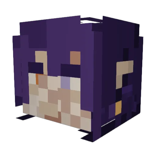 mizzbella10 Minecraft avatar head, 3D render