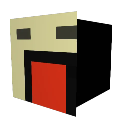mizzle1212 Minecraft avatar head, 3D render