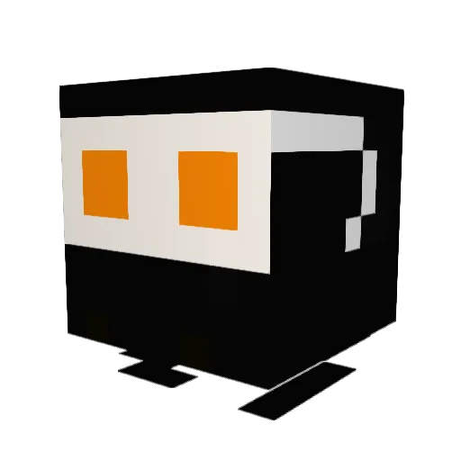 mj2918 Minecraft avatar head, 3D render