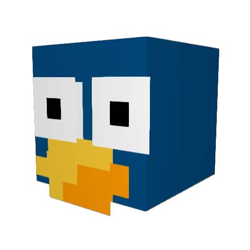 mjayyyyy Minecraft avatar head, 3D render