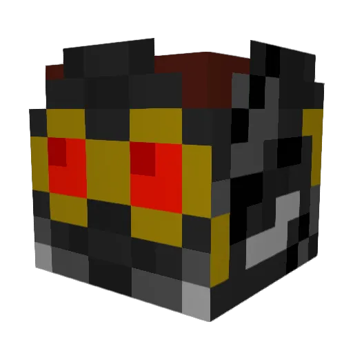 mjbry Minecraft avatar head, 3D render