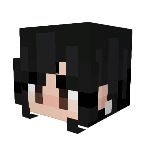 mjchxll Minecraft avatar head, 3D render