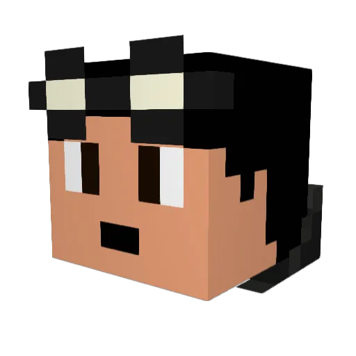 mjestevez94 Minecraft avatar head, 3D render