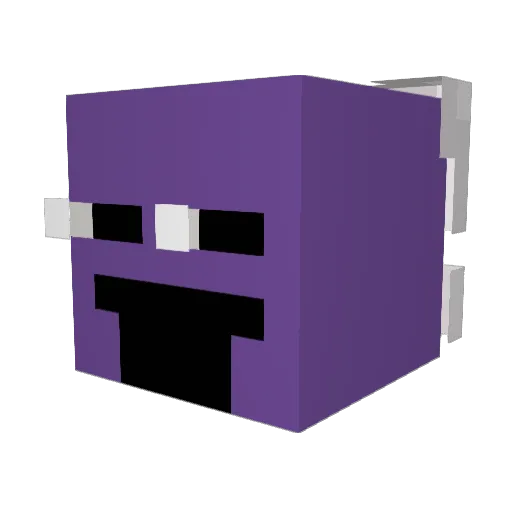 mjjrosa Minecraft avatar head, 3D render