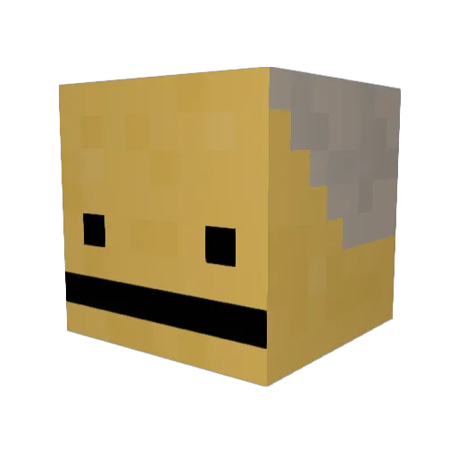 mjl234 Minecraft avatar head, 3D render