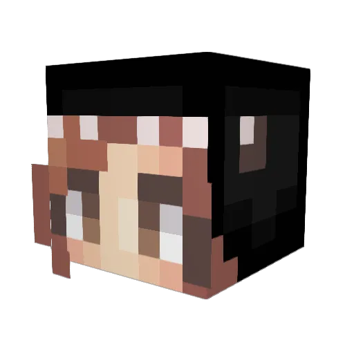 mjp26 Minecraft avatar head, 3D render