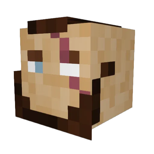 mjr121 Minecraft avatar head, 3D render