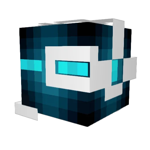 mjstern Minecraft avatar head, 3D render