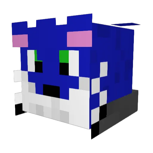 mjt410 Minecraft avatar head, 3D render