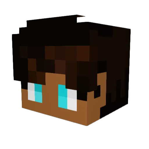 mjwalkes12 Minecraft avatar head, 3D render