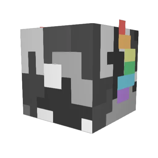 mjyyy1 Minecraft avatar head, 3D render
