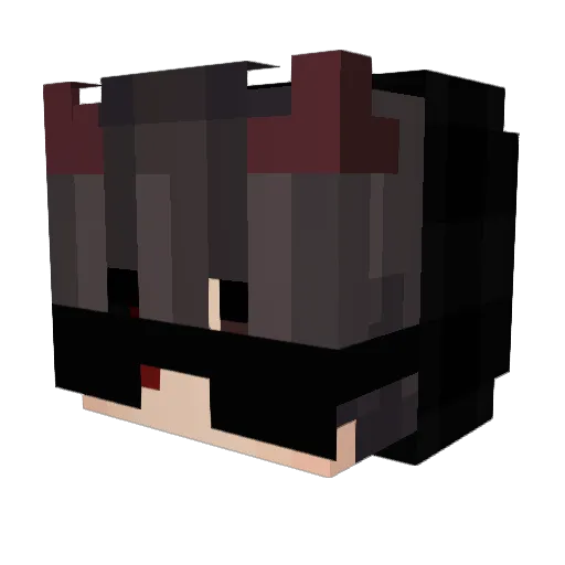 mk31621 Minecraft avatar head, 3D render