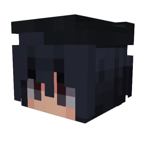 mk7f Minecraft avatar head, 3D render