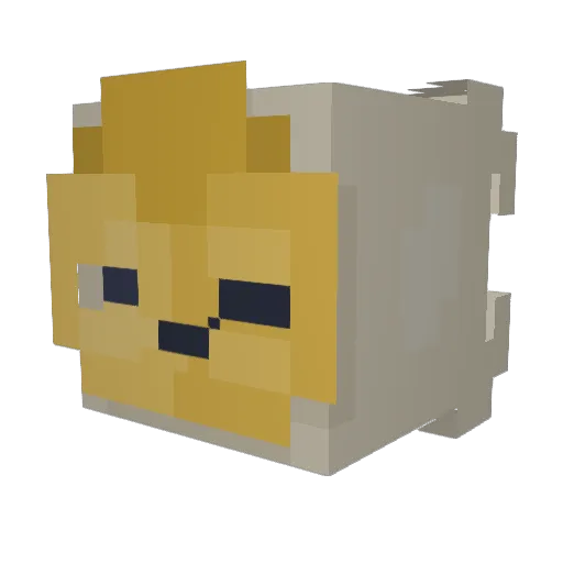 mk9612 Minecraft avatar head, 3D render