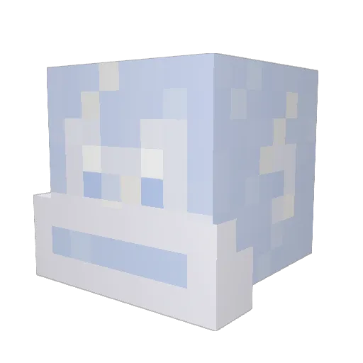 mkelj Minecraft avatar head, 3D render