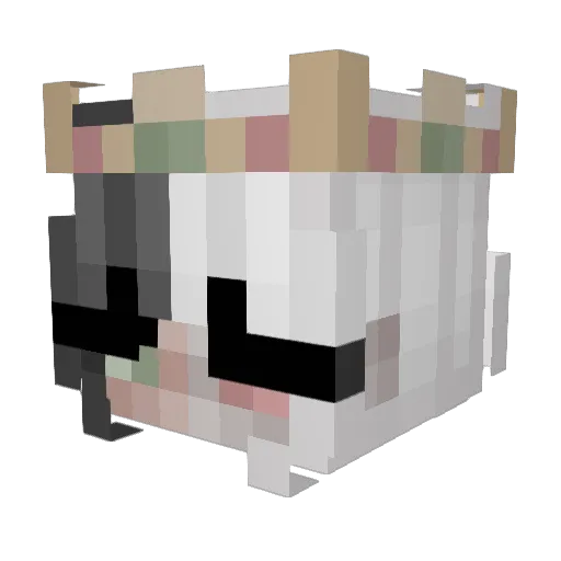 mkereign Minecraft avatar head, 3D render