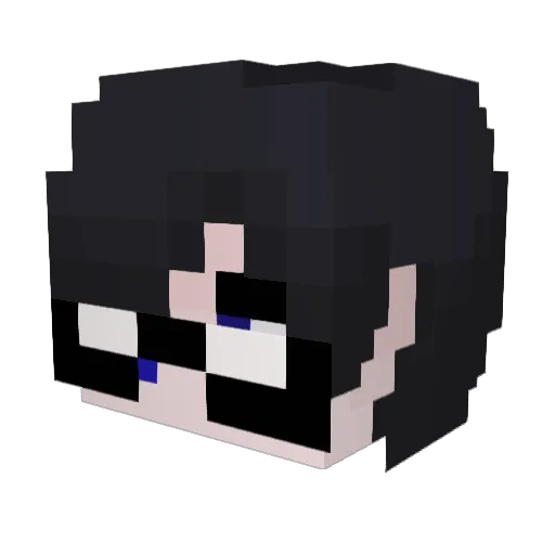 mkh7217 Minecraft avatar head, 3D render