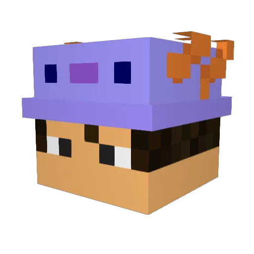 mkjulian1 Minecraft avatar head, 3D render
