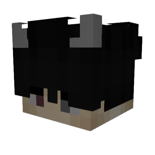 mkmeseberg Minecraft avatar head, 3D render