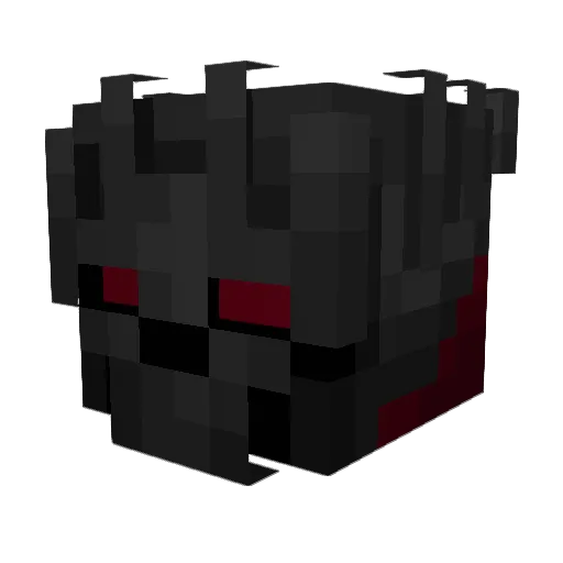 mknob Minecraft avatar head, 3D render