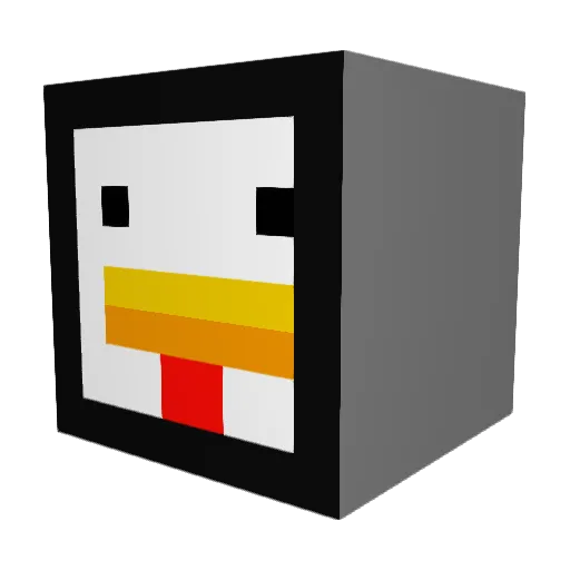 mkogut Minecraft avatar head, 3D render
