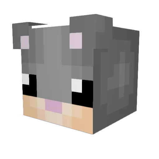 mkornatz Minecraft avatar head, 3D render