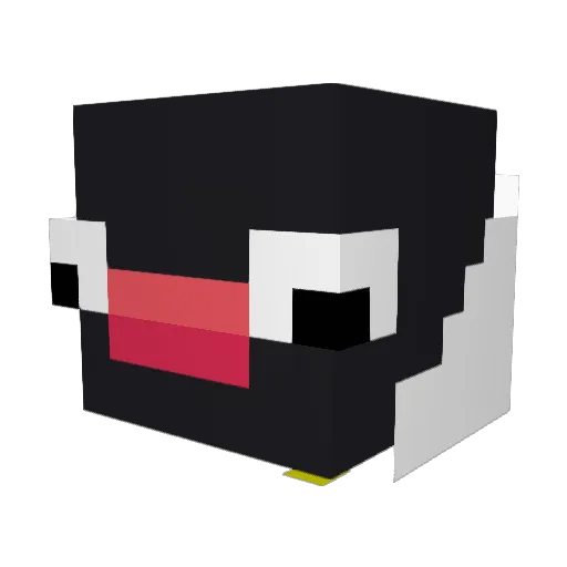 mkpenguin03 Minecraft avatar head, 3D render