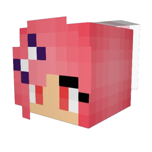 mkph Minecraft avatar head, 3D render