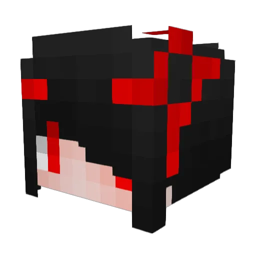 mkr32 Minecraft avatar head, 3D render