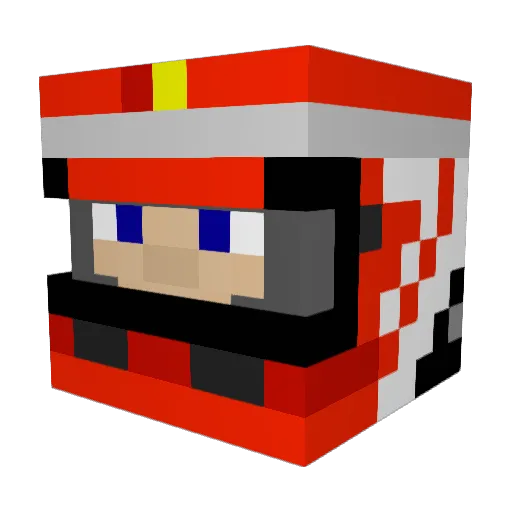 mkruszynska Minecraft avatar head, 3D render
