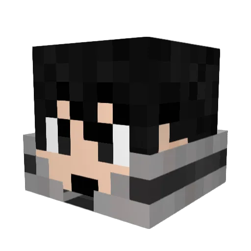 mktmjp Minecraft avatar head, 3D render