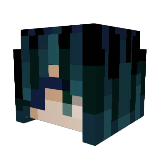 mktox350 Minecraft avatar head, 3D render