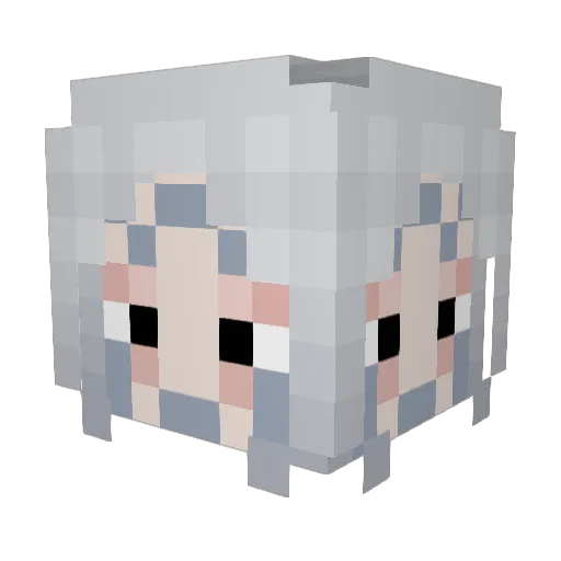 mkuo25 Minecraft avatar head, 3D render