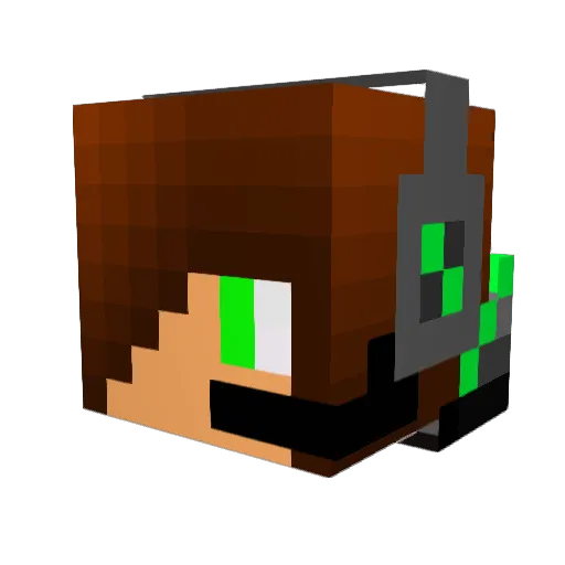ml2963 Minecraft avatar head, 3D render