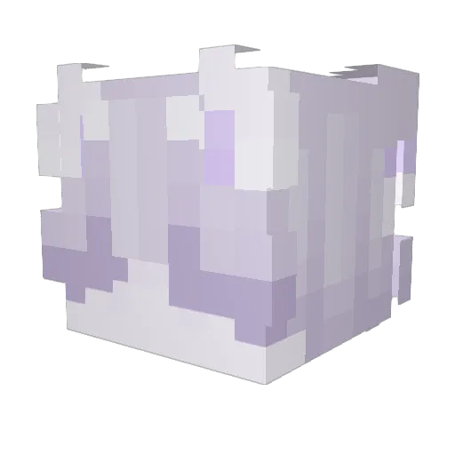 mlRu1 Minecraft avatar head, 3D render