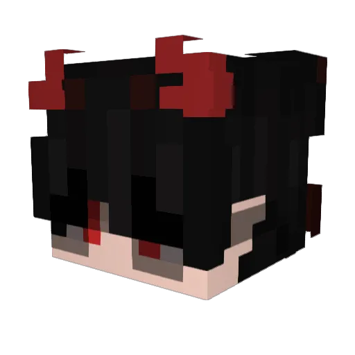 mlbmoza Minecraft avatar head, 3D render