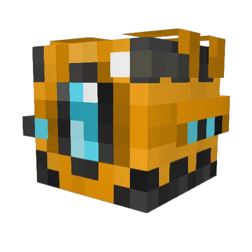 mlerr Minecraft avatar head, 3D render