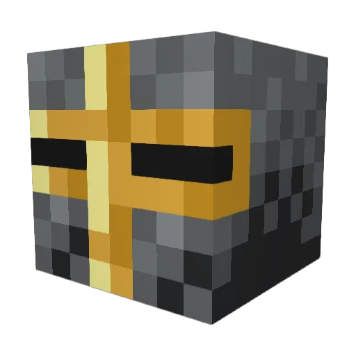 mlgerty1 Minecraft avatar head, 3D render
