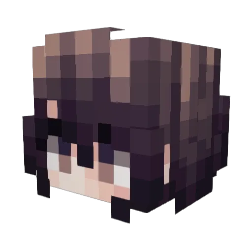 mlgizaya Minecraft avatar head, 3D render