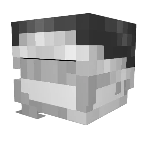 mlgodd Minecraft avatar head, 3D render
