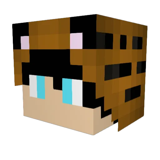 mlgsexyguy Minecraft avatar head, 3D render