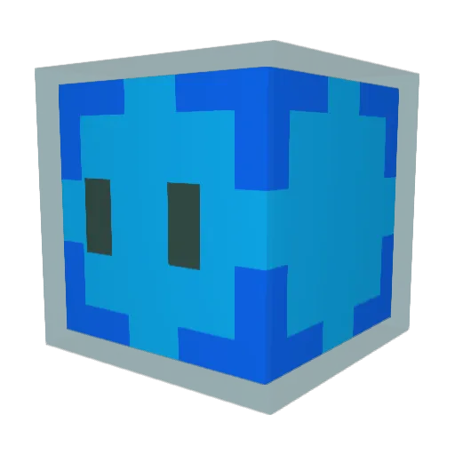mlif Minecraft avatar head, 3D render