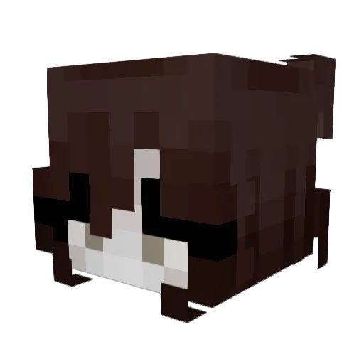 mlinnkv Minecraft avatar head, 3D render
