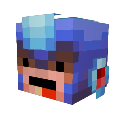 mlobaugh1 Minecraft avatar head, 3D render