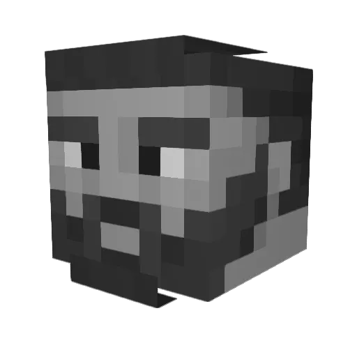 mlodymaciuss Minecraft avatar head, 3D render