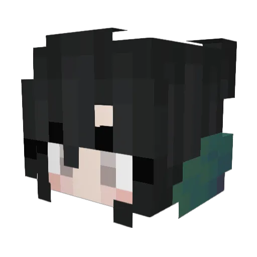 mlopez24 Minecraft avatar head, 3D render