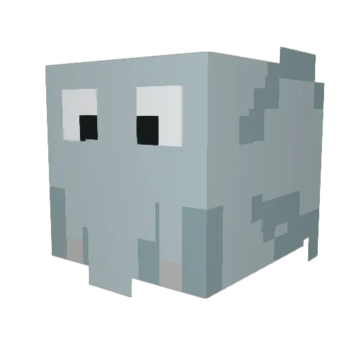 mlovesky3 Minecraft avatar head, 3D render