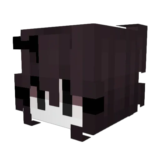 mlwyy_ Minecraft avatar head, 3D render