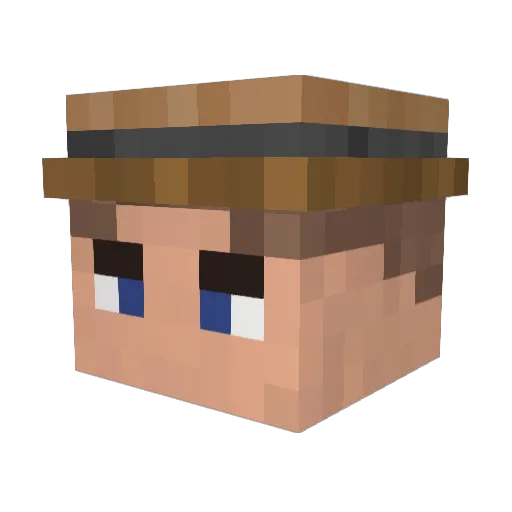 mmTasty_ Minecraft avatar head, 3D render
